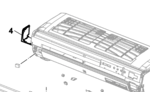 004A. Täckkåpa vänster till Nordic Inverter och Bosch Compress