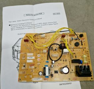 Printkort indedel til Mitsubishi MSZ-HR25VF-E2