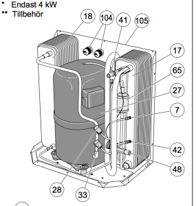 105. Kyldel 12kW (10) F-xx10/15