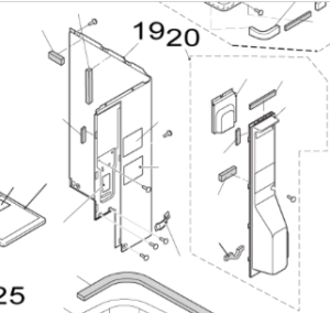 019B. Plåt H till Nordic Inverter och Bosch Compress utedelar